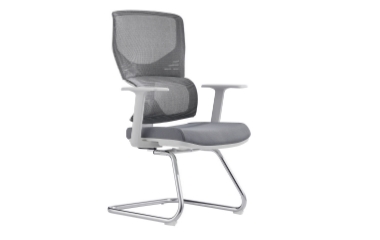 YXC669电镀弓型架白框会议椅